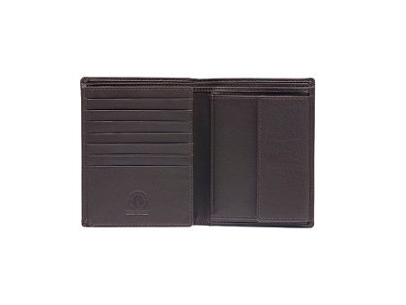 Бумажник Claim натуральная телячья кожа, темно-коричневый