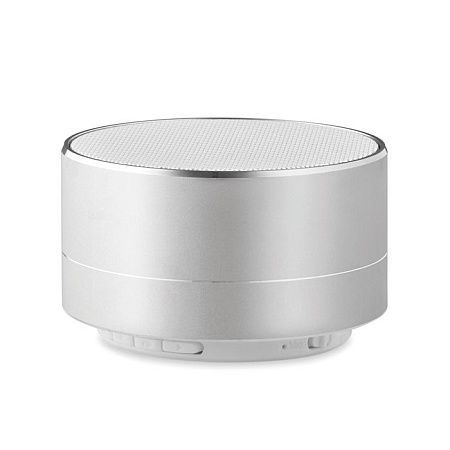 Bluetooth колонка из алюминия круглой формы