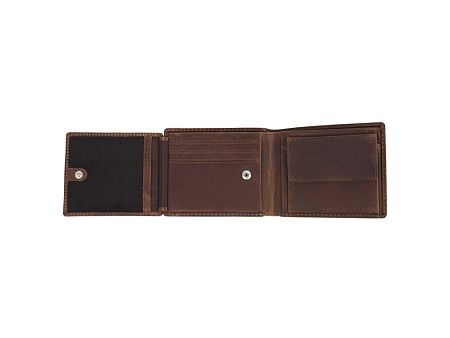 Бумажник Yukon коричневый