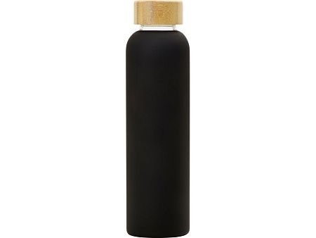 Стеклянная бутылка с бамбуковой крышкой Foggy, 600 мл