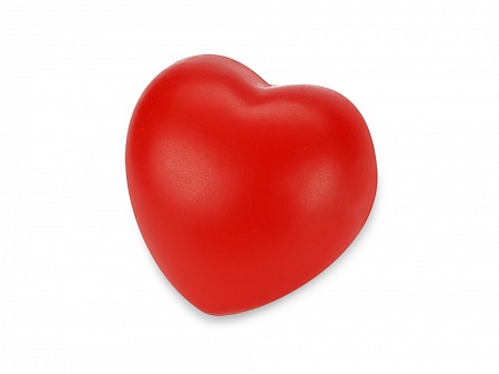 Антистресс в форме сердца красный