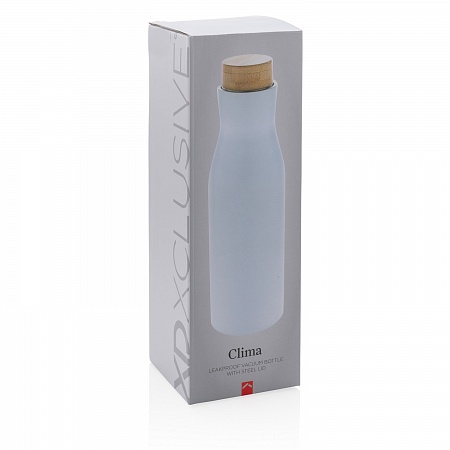 Герметичная вакуумная бутылка Clima со стальной крышкой, 500 мл