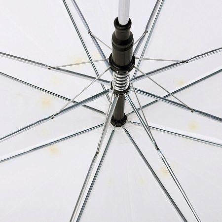 Зонт-трость с пластиковой ручкой, полуавтомат