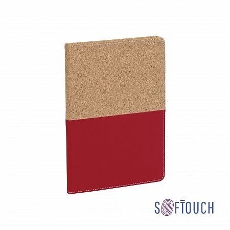 Блокнот "Фьюджи" уценка, формат А5, покрытие soft touch+пробка