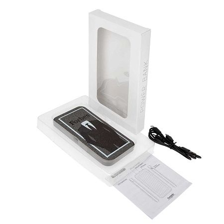 Внешний аккумулятор, Tweed PB, 10000 mah, черный, подарочная упаковка с блистером