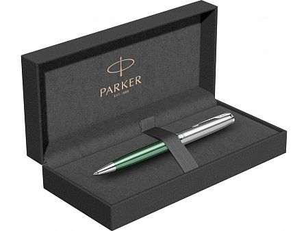 Ручка шариковая Parker Sonnet Essentials Green SB Steel CT